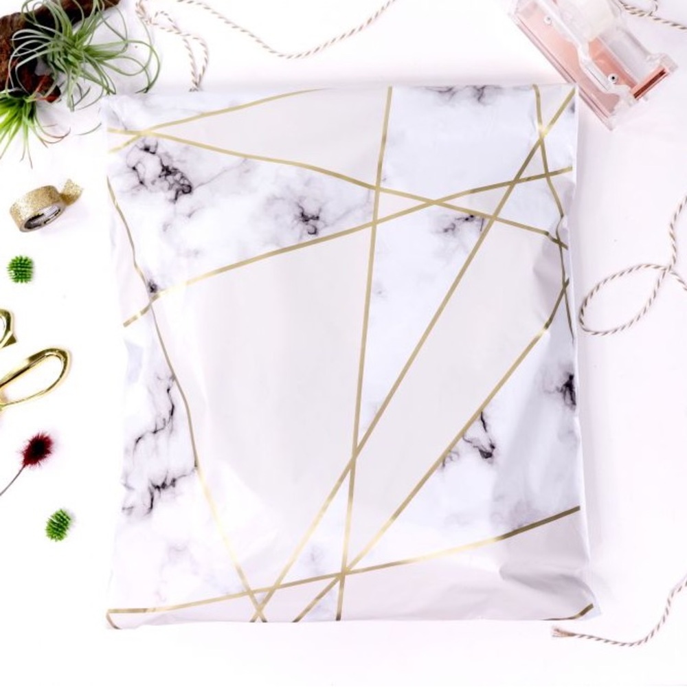 Marble Polymailers - 10 x 13